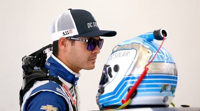 Late cautions foil Kyle Larson’s winning chances at Las Vegas