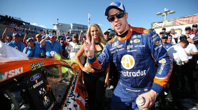 Brad Keselowski wins NASCAR Playoff opener at Las Vegas in overtime