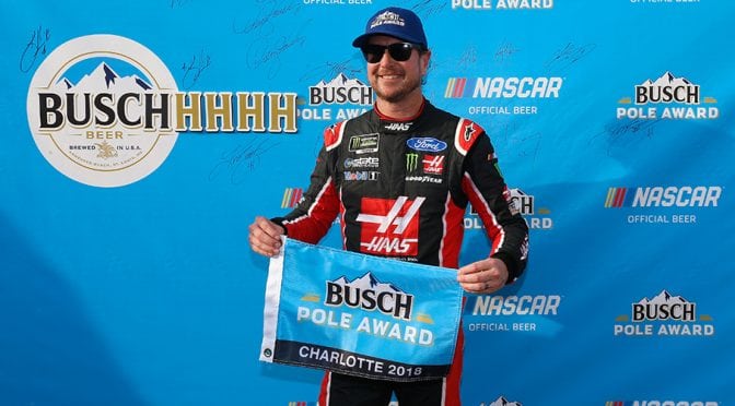 Kurt Busch wins inaugural Charlotte road course Busch Pole Award