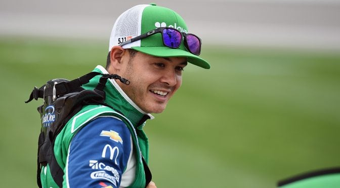Newlywed Kyle Larson a solid fifth in Charlotte Roval qualifying