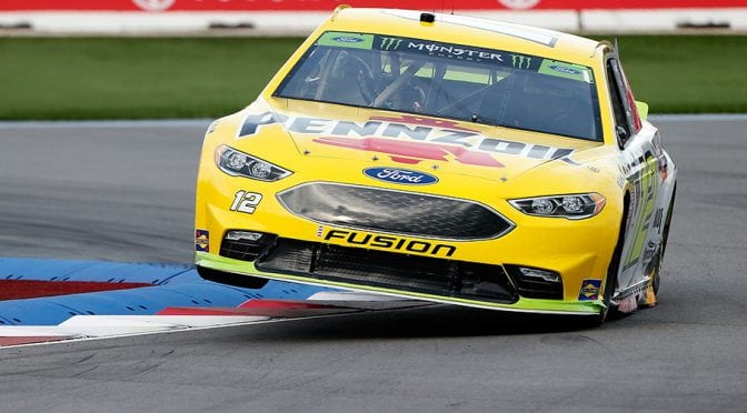 Ryan Blaney, Kyle Larson win stages at Charlotte road course
