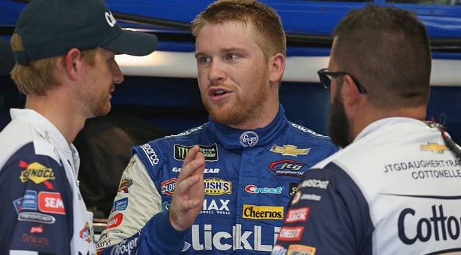 Featured Image for Chris Buescher back with JTG Daugherty for a third season in 2019