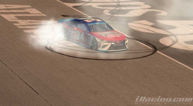 Featured Image for First-time winner Matt Bussa shakes up iRacing playoffs at Atlanta