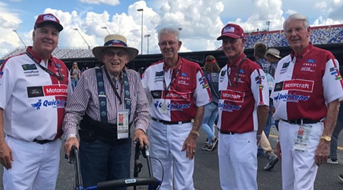 Featured image for Ford provides Ford Hall of Fans entrant Wallace Strader a VIP experience at Darlington