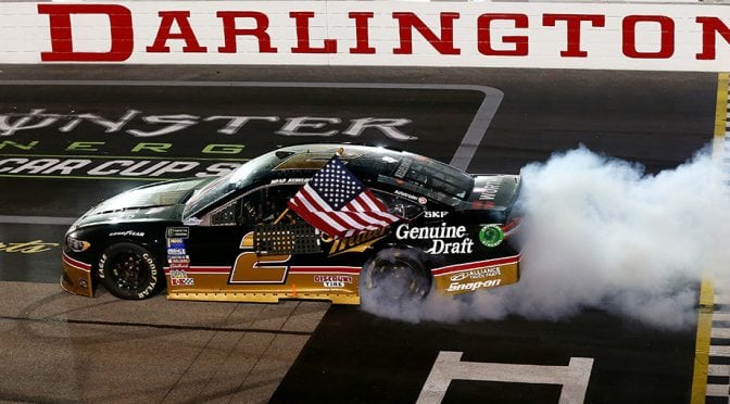 Featured Image for Late pit stop powers Brad Keselowski to Darlington victory