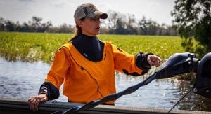 Krissie Newman helps with Florence relief