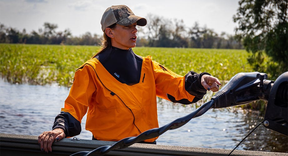 Krissie Newman helps with Florence relief