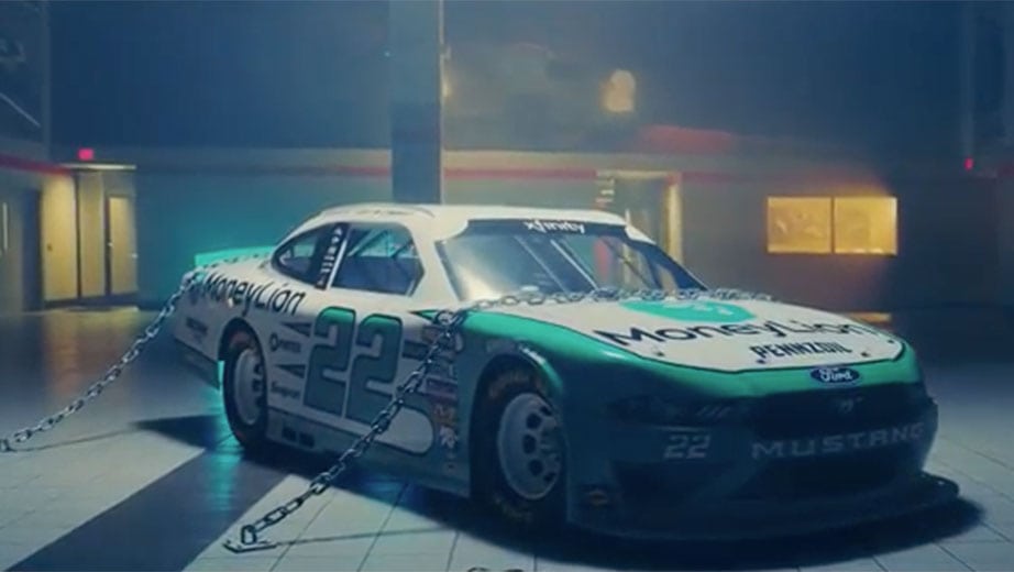 The new MoneyLion paint scheme