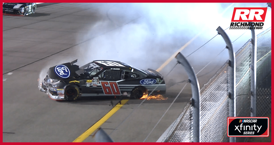 Majeski hits the wall hard, spins at Richmond | NASCAR.com