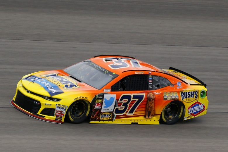 #37: Chris Buescher, JTG Daugherty Racing, Chevrolet Camaro Bush's Chili Beans