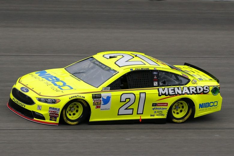 #21: Paul Menard, Wood Brothers Racing, Ford Fusion Menards / NIBCO