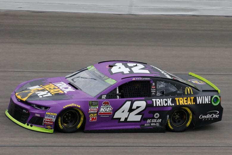 #42: Kyle Larson, Chip Ganassi Racing, Chevrolet Camaro McDonald's Trick. Treat. Win!