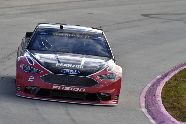 #2: Brad Keselowski, Team Penske, Ford Fusion Thomas Built Buses