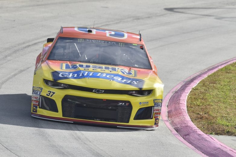 #37: Chris Buescher, JTG Daugherty Racing, Chevrolet Camaro Bush's Chili Beans