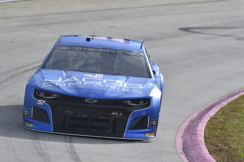 #51: Jeb Burton, Rick Ware Racing, Ford Fusion Jacob Companies
