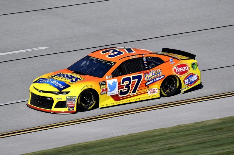 #37: Chris Buescher, JTG Daugherty Racing, Chevrolet Camaro Bush's Chili Beans