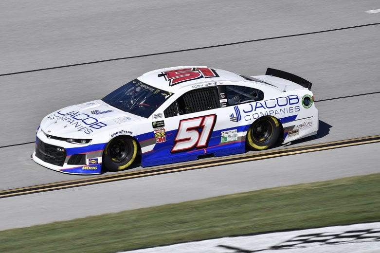 #51: Cody Ware, Rick Ware Racing, Chevrolet Camaro Jacob Companies