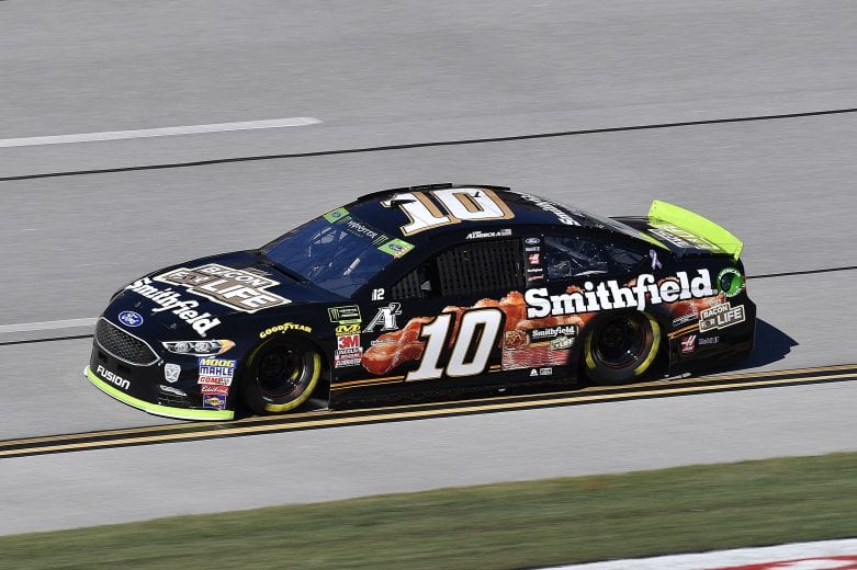 #10: Aric Almirola, Stewart-Haas Racing, Ford Fusion Smithfield Bacon for Life