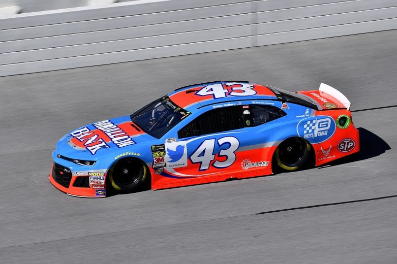 #43: Darrell Wallace Jr., Richard Petty Motorsports, Chevrolet Camaro Medallion Bank / Petty's Garage