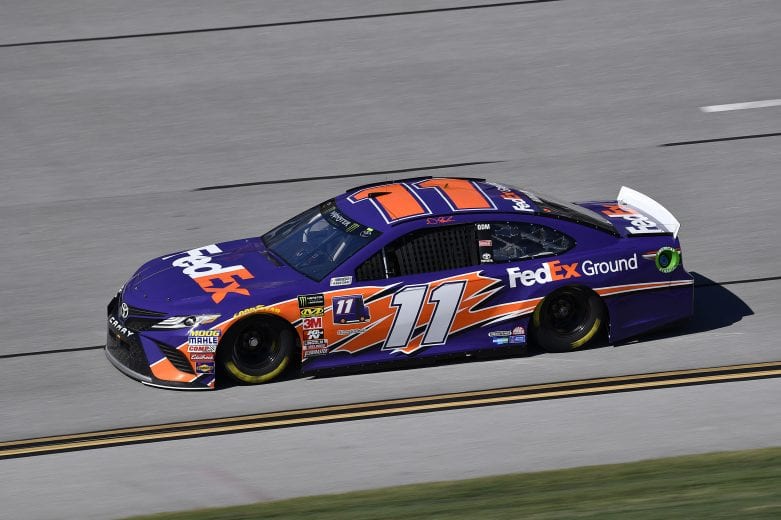 #11: Denny Hamlin, Joe Gibbs Racing, Toyota Camry FedEx Ground