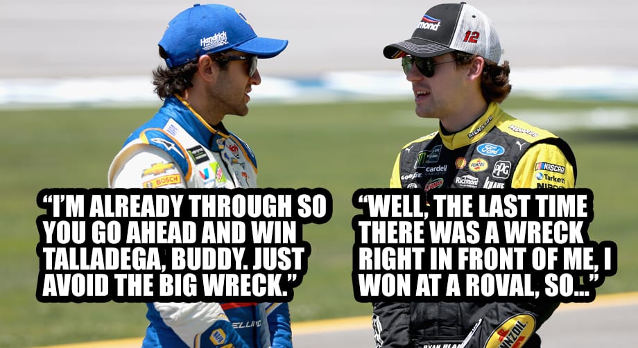 Chase Elliott is stress-free at Talladega | NASCAR.com