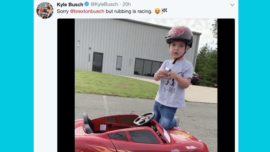 Tweet from Kyle Busch