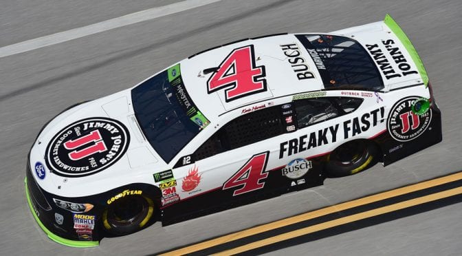 Harvick, Busch secure stage wins in Talladega as SHR dominates