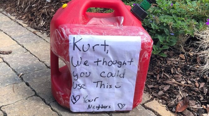 Kurt Busch’s neighbors offer a helping hand — a little too late