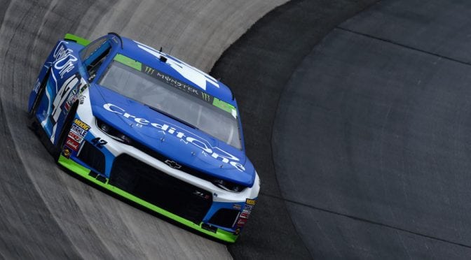 Kyle Larson leads final practice at Dover