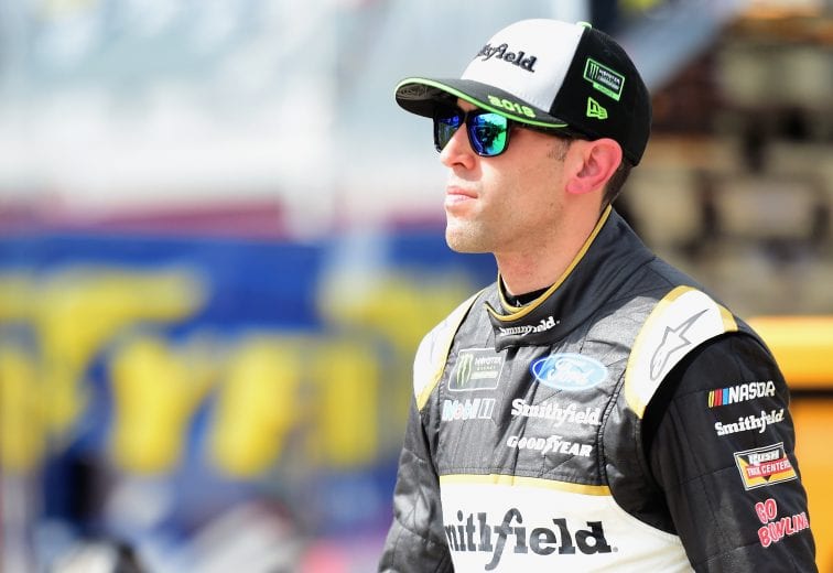 CHARLOTTE, NC - SEPTEMBER 29:  Aric Almirola, driver of the #10 Smithfield Ford, prepares to drive during practice for the Monster Energy NASCAR Cup Series Bank of America Roval 400 at Charlotte Motor Speedway on September 29, 2018 in Charlotte, North Carolina.  (Photo by Jared C. Tilton/Getty Images) | Getty Images