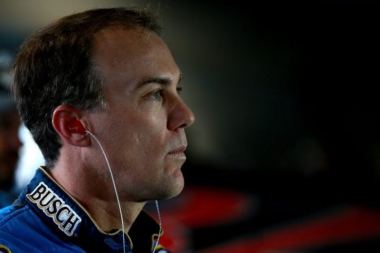 MARTINSVILLE, VA - OCTOBER 27:  Kevin Harvick, driver of the #4 Busch Beer Ford, stands in the garage area during practice for the Monster Energy NASCAR Cup Series First Data 500 at Martinsville Speedway on October 27, 2018 in Martinsville, Virginia.  (Photo by Sean Gardner/Getty Images) | Getty Images