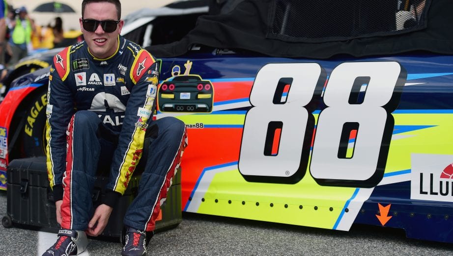 DOVER, DE - OCTOBER 07: Alex Bowman, driver of the #88 Axalta Chevrolet, prepares for the Monster Energy NASCAR Cup Series Gander Outdoors 400 at Dover International Speedway on October 7, 2018 in Dover, Delaware. (Photo by Jared C. Tilton/Getty Images) | Getty Images