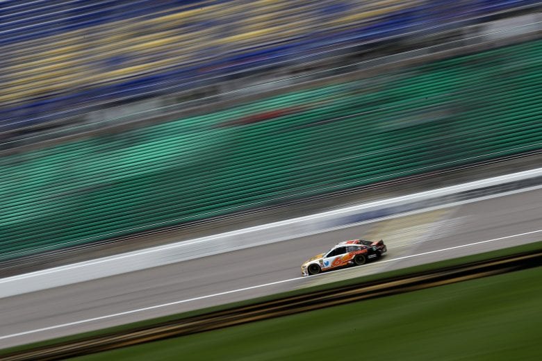 KANSAS CITY, KS - OCTOBER 19:  Trevor Bayne, driver of the #6 AdvoCare Rehydrate Ford, drives during practice for the Monster Energy NASCAR Cup Series Hollywood Casino 400 at Kansas Speedway on October 19, 2018 in Kansas City, Kansas.  (Photo by Chris Graythen/Getty Images) | Getty Images