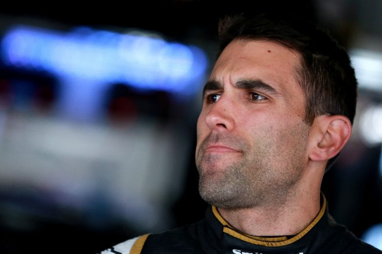 MARTINSVILLE, VA - OCTOBER 27: Aric Almirola, driver of the #10 Smithfield Ford, stands in the garage area during practice for the Monster Energy NASCAR Cup Series First Data 500 at Martinsville Speedway on October 27, 2018 in Martinsville, Virginia. (Photo by Sean Gardner/Getty Images) | Getty Images