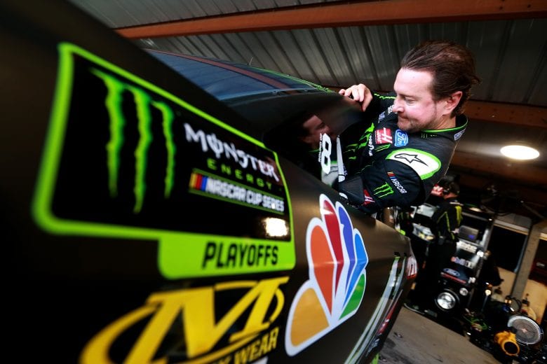 MARTINSVILLE, VA - OCTOBER 27: Kurt Busch, driver of the #41 Haas Automation/Monster Energy Ford, climbs into his car during practice for the Monster Energy NASCAR Cup Series First Data 500 at Martinsville Speedway on October 27, 2018 in Martinsville, Virginia. (Photo by Sean Gardner/Getty Images) | Getty Images
