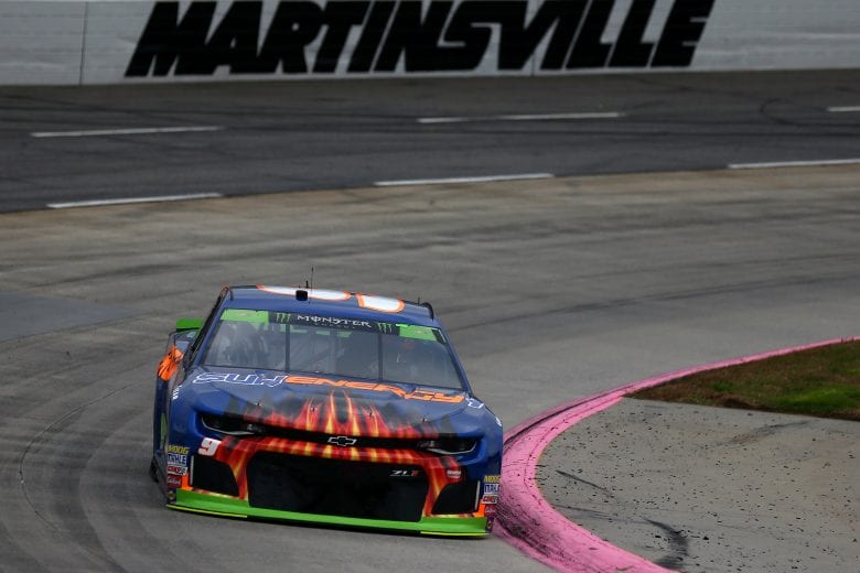 MARTINSVILLE, VA - OCTOBER 27:  Chase Elliott, driver of the #9 SunEnergy1 Chevrolet, qualifies for the Monster Energy NASCAR Cup Series First Data 500 at Martinsville Speedway on October 27, 2018 in Martinsville, Virginia.  (Photo by Sarah Crabill/Getty Images) | Getty Images