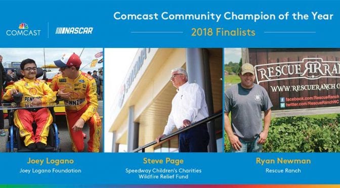 2018 finalists announced for Comcast Community Champion award