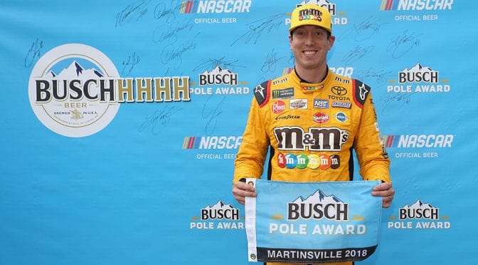 Kyle Busch nabs Busch Pole with fastest qualifying speed at Martinsville