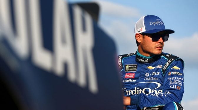 Kyle Larson leads opening practice from Dover