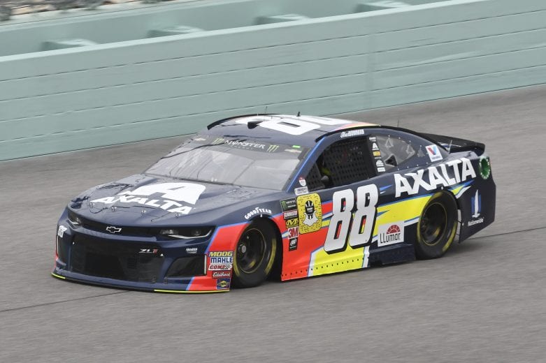 #88: Alex Bowman, Hendrick Motorsports, Chevrolet Camaro Axalta