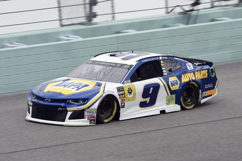 #9: Chase Elliott, Hendrick Motorsports, Chevrolet Camaro NAPA Auto Parts