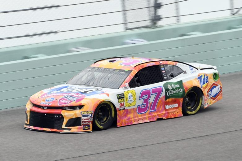 #37: Chris Buescher, JTG Daugherty Racing, Chevrolet Camaro Scott Comfort Plus