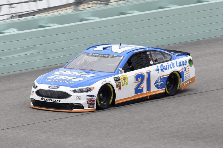 #21: Paul Menard, Wood Brothers Racing, Ford Fusion Quick Lane Tire & Auto Center