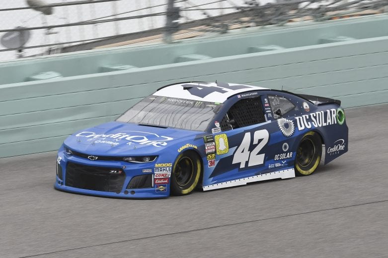 #42: Kyle Larson, Chip Ganassi Racing, Chevrolet Camaro Credit One Bank/DC Solar
