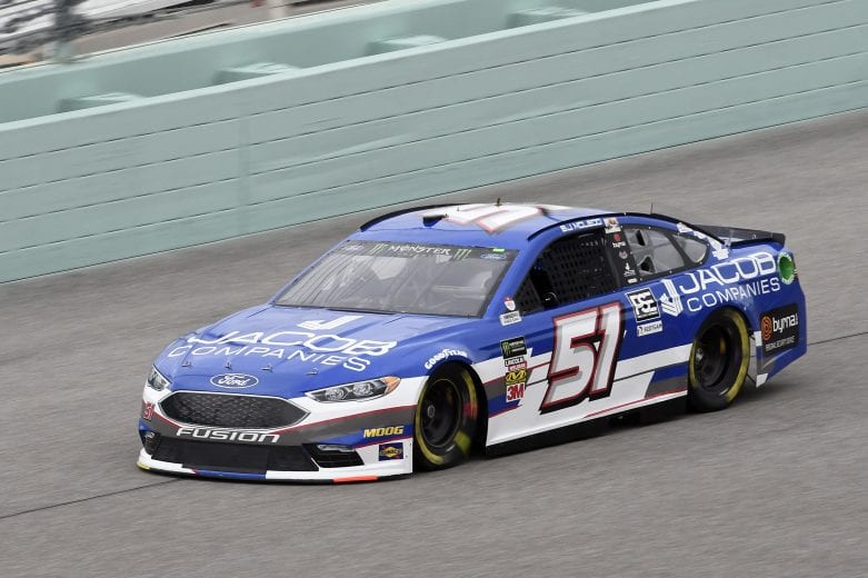 #51: B.J. McLeod, Rick Ware Racing, Chevrolet Camaro Jacob Companies