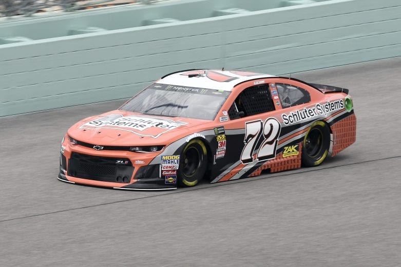 #72: Corey LaJoie, TriStar Motorsports, Chevrolet Camaro Schluter Systems