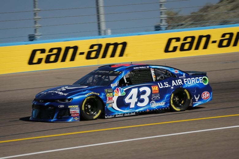 #43: Darrell Wallace Jr., Richard Petty Motorsports, Chevrolet Camaro U.S. Air Force