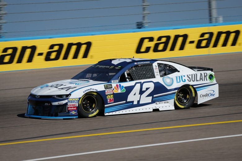 #42: Kyle Larson, Chip Ganassi Racing, Chevrolet Camaro DC Solar