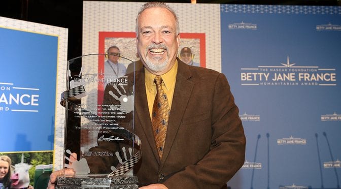 Carl Dakes wins 2018 Betty Jane France Humanitarian Award