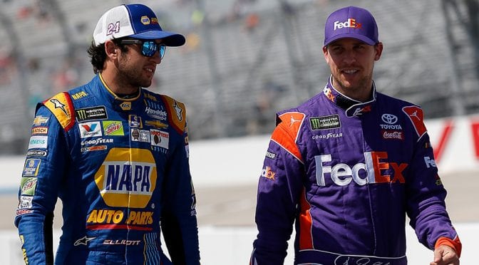 Denny Hamlin, Chase Elliott trade playful banter on Twitter
